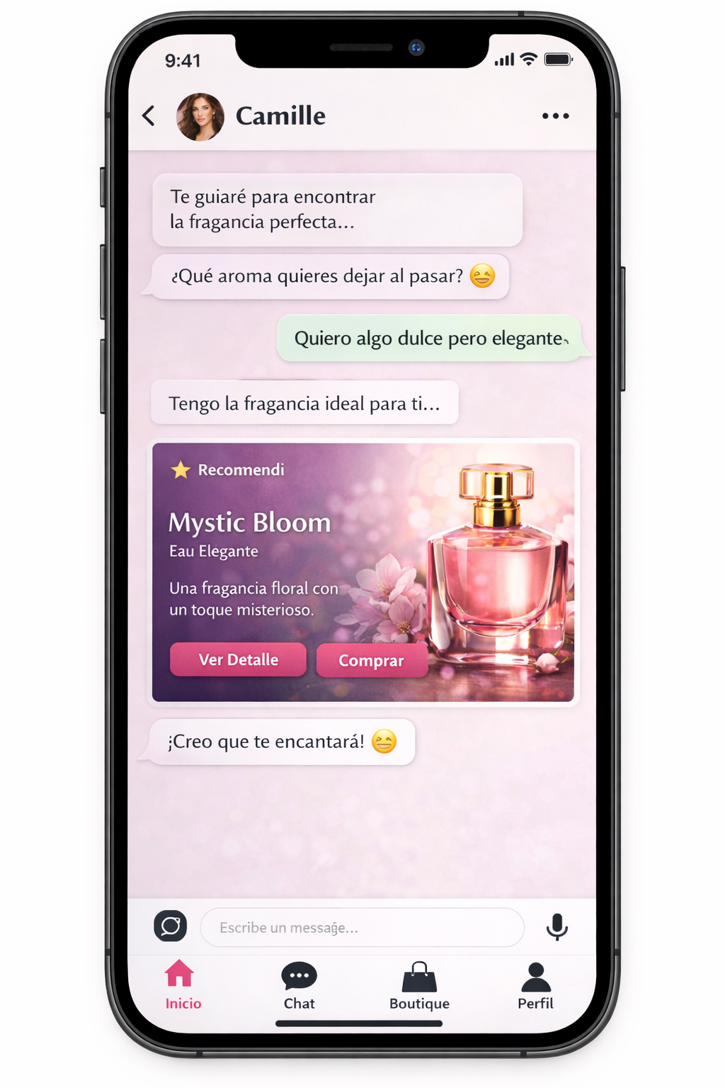 RheiaHub AI chat